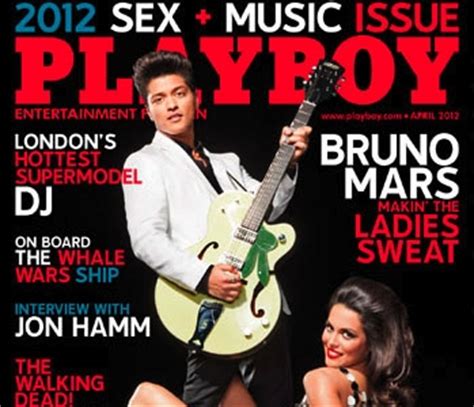 Bruno Mars on cover of Playboy 